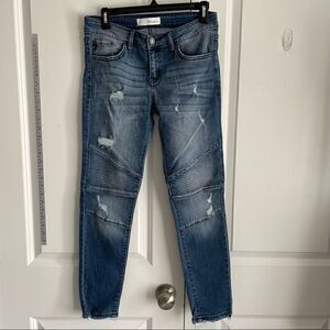 KANCAN ESTILO DISTRESSED SKINNY JEANS SIZE 7 27